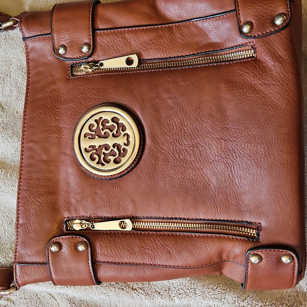 Brown Leather Shoulder Bag
